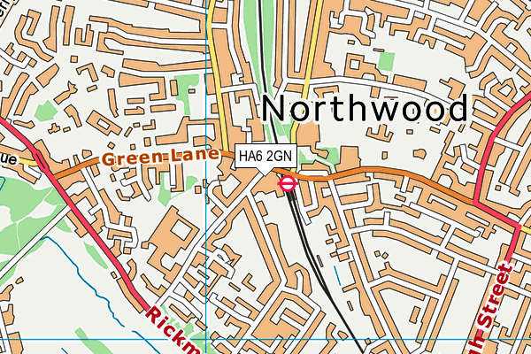 HA6 2GN map - OS VectorMap District (Ordnance Survey) HA6 2GN map - OS VectorMap District (Ordnance Survey)
