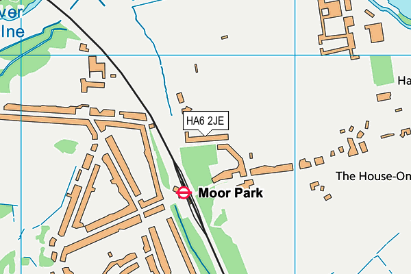 HA6 2JE map - OS VectorMap District (Ordnance Survey) HA6 2JE map - OS VectorMap District (Ordnance Survey)
