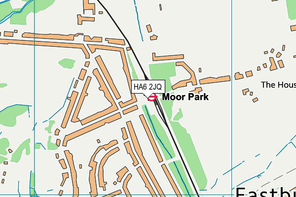 HA6 2JQ map - OS VectorMap District (Ordnance Survey) HA6 2JQ map - OS VectorMap District (Ordnance Survey)