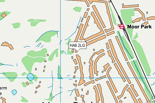 HA6 2LG map - OS VectorMap District (Ordnance Survey) HA6 2LG map - OS VectorMap District (Ordnance Survey)