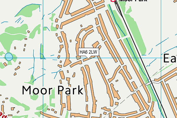 HA6 2LW map - OS VectorMap District (Ordnance Survey) HA6 2LW map - OS VectorMap District (Ordnance Survey)