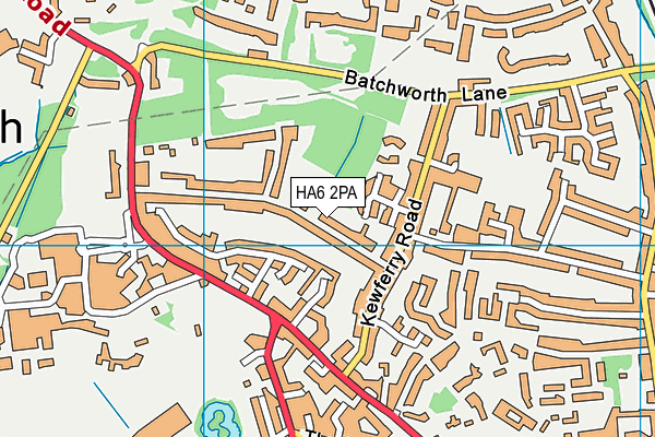 HA6 2PA map - OS VectorMap District (Ordnance Survey) HA6 2PA map - OS VectorMap District (Ordnance Survey)