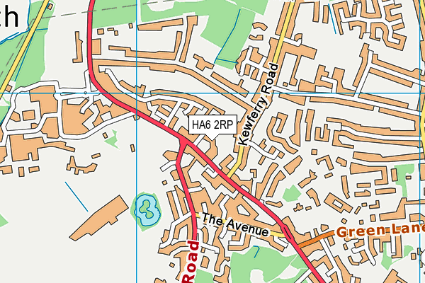 HA6 2RP map - OS VectorMap District (Ordnance Survey) HA6 2RP map - OS VectorMap District (Ordnance Survey)