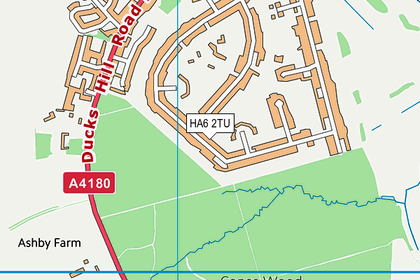 HA6 2TU map - OS VectorMap District (Ordnance Survey) HA6 2TU map - OS VectorMap District (Ordnance Survey)