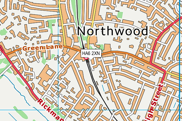 HA6 2XN map - OS VectorMap District (Ordnance Survey) HA6 2XN map - OS VectorMap District (Ordnance Survey)