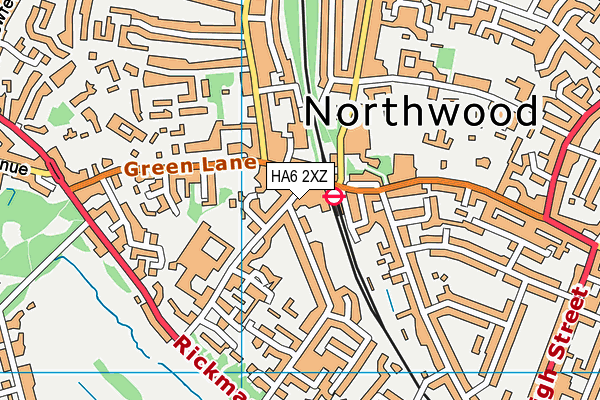 HA6 2XZ map - OS VectorMap District (Ordnance Survey) HA6 2XZ map - OS VectorMap District (Ordnance Survey)