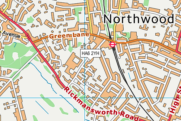 HA6 2YH map - OS VectorMap District (Ordnance Survey) HA6 2YH map - OS VectorMap District (Ordnance Survey)
