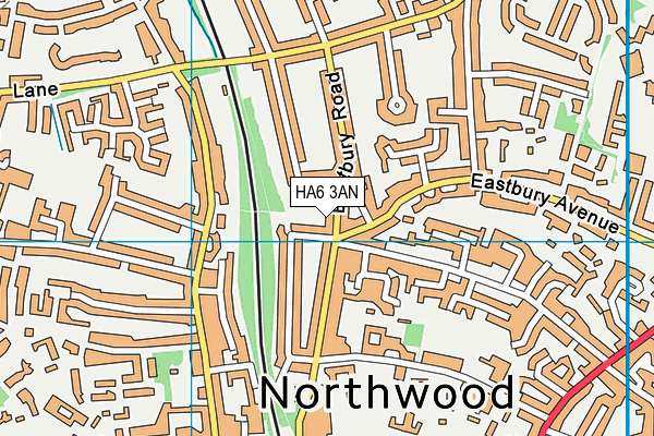 HA6 3AN map - OS VectorMap District (Ordnance Survey) HA6 3AN map - OS VectorMap District (Ordnance Survey)