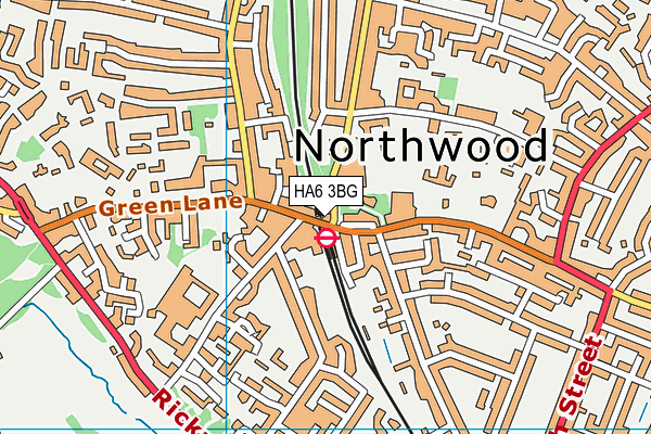 HA6 3BG map - OS VectorMap District (Ordnance Survey) HA6 3BG map - OS VectorMap District (Ordnance Survey)