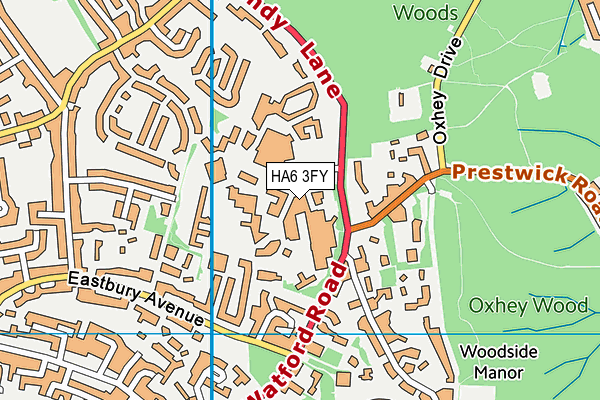 HA6 3FY map - OS VectorMap District (Ordnance Survey) HA6 3FY map - OS VectorMap District (Ordnance Survey)