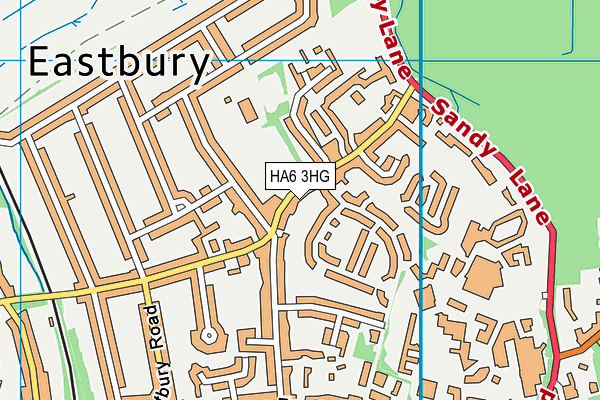 HA6 3HG map - OS VectorMap District (Ordnance Survey) HA6 3HG map - OS VectorMap District (Ordnance Survey)