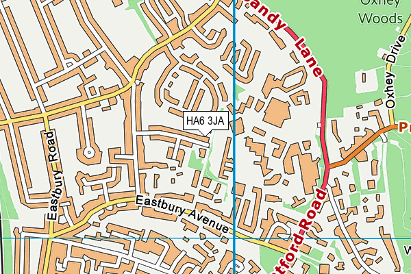 HA6 3JA map - OS VectorMap District (Ordnance Survey) HA6 3JA map - OS VectorMap District (Ordnance Survey)