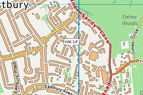 HA6 3JF map - OS VectorMap District (Ordnance Survey) HA6 3JF map - OS VectorMap District (Ordnance Survey)