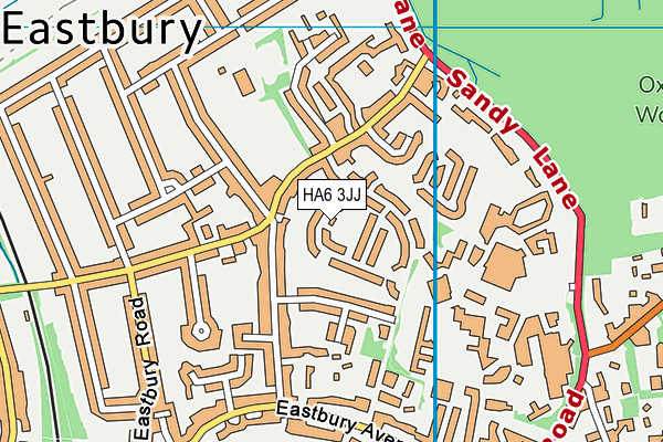 HA6 3JJ map - OS VectorMap District (Ordnance Survey) HA6 3JJ map - OS VectorMap District (Ordnance Survey)