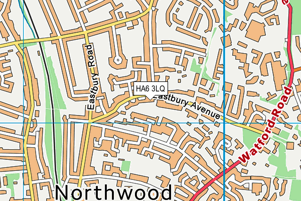 HA6 3LQ map - OS VectorMap District (Ordnance Survey) HA6 3LQ map - OS VectorMap District (Ordnance Survey)
