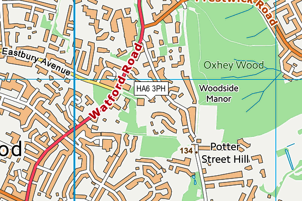 HA6 3PH map - OS VectorMap District (Ordnance Survey) HA6 3PH map - OS VectorMap District (Ordnance Survey)