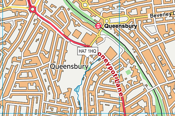 HA7 1HQ map - OS VectorMap District (Ordnance Survey) HA7 1HQ map - OS VectorMap District (Ordnance Survey)