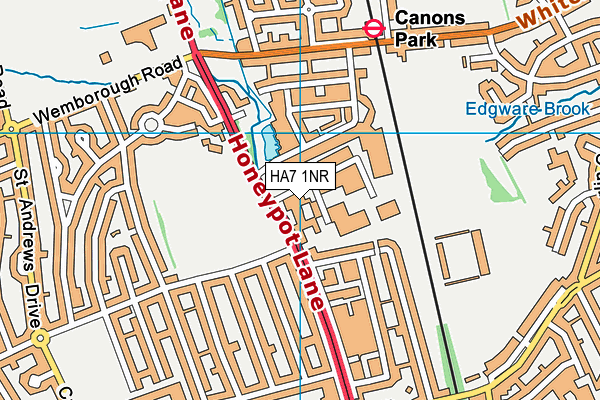HA7 1NR map - OS VectorMap District (Ordnance Survey) HA7 1NR map - OS VectorMap District (Ordnance Survey)
