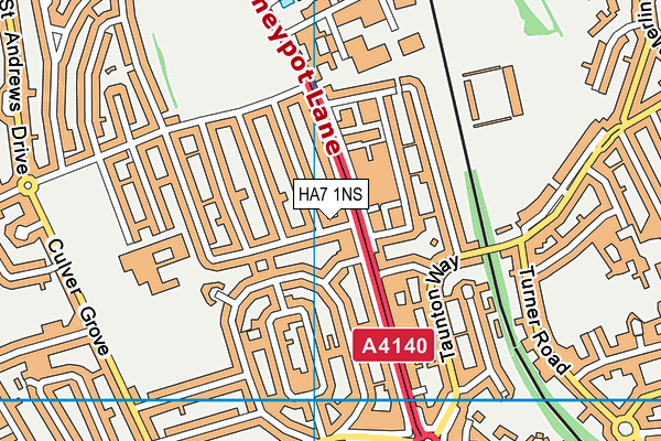 HA7 1NS map - OS VectorMap District (Ordnance Survey) HA7 1NS map - OS VectorMap District (Ordnance Survey)