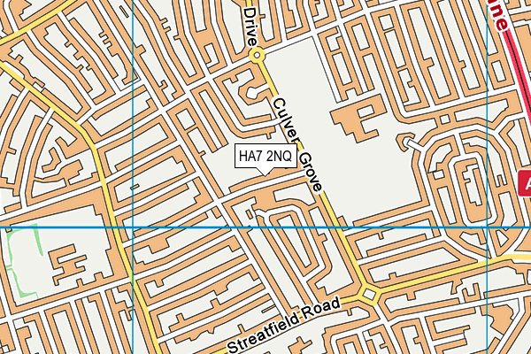 HA7 2NQ map - OS VectorMap District (Ordnance Survey) HA7 2NQ map - OS VectorMap District (Ordnance Survey)