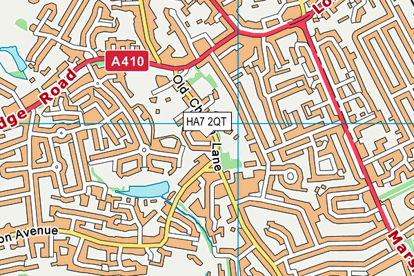 HA7 2QT map - OS VectorMap District (Ordnance Survey) HA7 2QT map - OS VectorMap District (Ordnance Survey)
