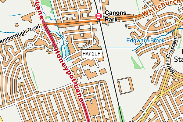 HA7 2UF map - OS VectorMap District (Ordnance Survey) HA7 2UF map - OS VectorMap District (Ordnance Survey)