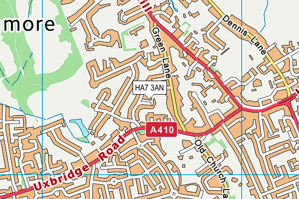 HA7 3AN map - OS VectorMap District (Ordnance Survey) HA7 3AN map - OS VectorMap District (Ordnance Survey)