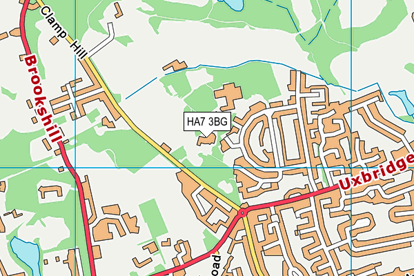 HA7 3BG map - OS VectorMap District (Ordnance Survey) HA7 3BG map - OS VectorMap District (Ordnance Survey)