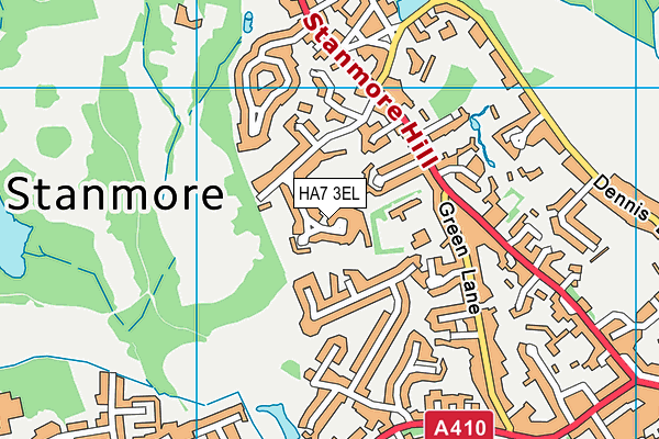 HA7 3EL map - OS VectorMap District (Ordnance Survey) HA7 3EL map - OS VectorMap District (Ordnance Survey)