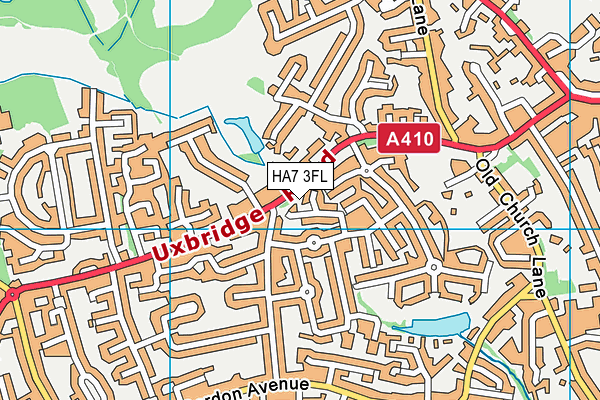 HA7 3FL map - OS VectorMap District (Ordnance Survey) HA7 3FL map - OS VectorMap District (Ordnance Survey)
