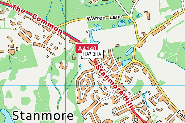 HA7 3HA map - OS VectorMap District (Ordnance Survey) HA7 3HA map - OS VectorMap District (Ordnance Survey)