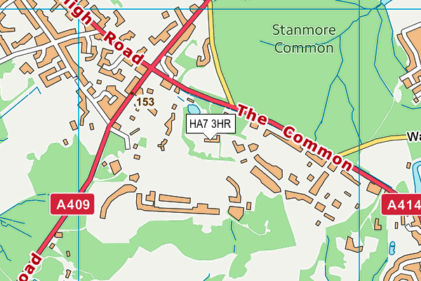HA7 3HR map - OS VectorMap District (Ordnance Survey) HA7 3HR map - OS VectorMap District (Ordnance Survey)