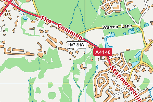 HA7 3HW map - OS VectorMap District (Ordnance Survey) HA7 3HW map - OS VectorMap District (Ordnance Survey)