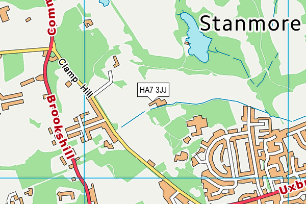 HA7 3JJ map - OS VectorMap District (Ordnance Survey) HA7 3JJ map - OS VectorMap District (Ordnance Survey)