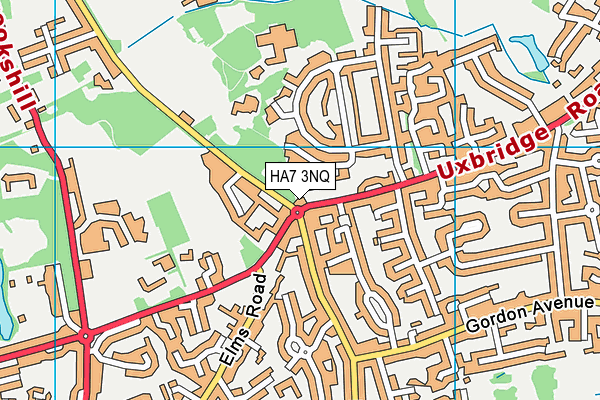 HA7 3NQ map - OS VectorMap District (Ordnance Survey) HA7 3NQ map - OS VectorMap District (Ordnance Survey)