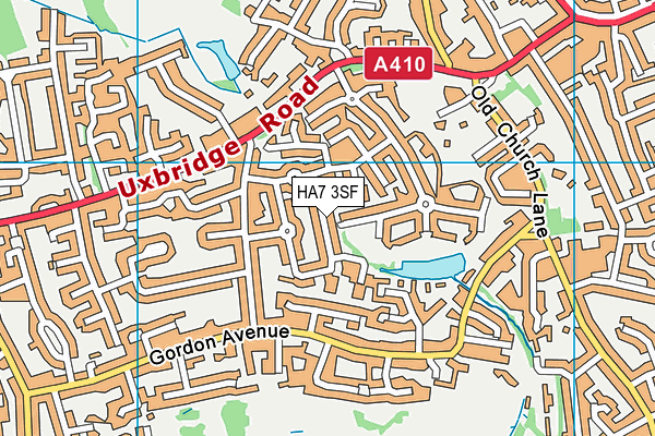 HA7 3SF map - OS VectorMap District (Ordnance Survey) HA7 3SF map - OS VectorMap District (Ordnance Survey)
