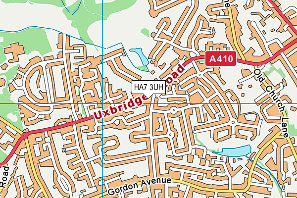 HA7 3UH map - OS VectorMap District (Ordnance Survey) HA7 3UH map - OS VectorMap District (Ordnance Survey)