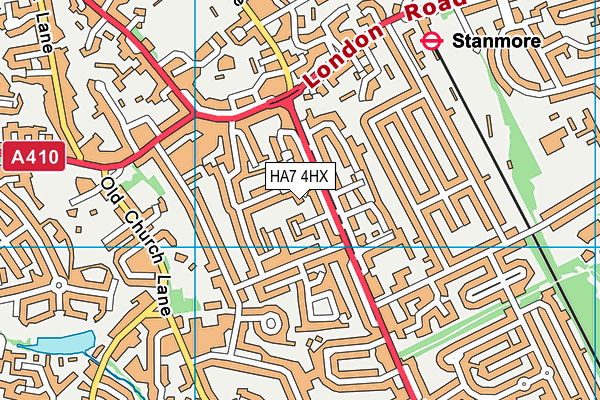 HA7 4HX map - OS VectorMap District (Ordnance Survey) HA7 4HX map - OS VectorMap District (Ordnance Survey)