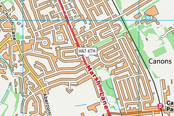HA7 4TH map - OS VectorMap District (Ordnance Survey) HA7 4TH map - OS VectorMap District (Ordnance Survey)