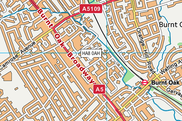 HA8 0AH map - OS VectorMap District (Ordnance Survey) HA8 0AH map - OS VectorMap District (Ordnance Survey)
