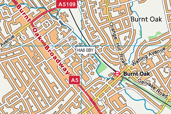 HA8 0BY map - OS VectorMap District (Ordnance Survey) HA8 0BY map - OS VectorMap District (Ordnance Survey)