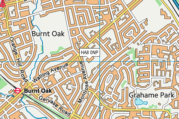 HA8 0NP map - OS VectorMap District (Ordnance Survey) HA8 0NP map - OS VectorMap District (Ordnance Survey)