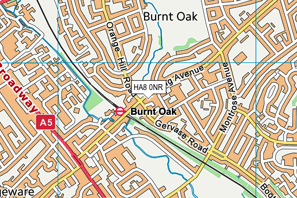 HA8 0NR map - OS VectorMap District (Ordnance Survey) HA8 0NR map - OS VectorMap District (Ordnance Survey)