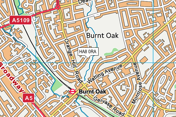 HA8 0RA map - OS VectorMap District (Ordnance Survey) HA8 0RA map - OS VectorMap District (Ordnance Survey)