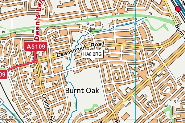 HA8 0RG map - OS VectorMap District (Ordnance Survey) HA8 0RG map - OS VectorMap District (Ordnance Survey)