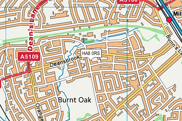 HA8 0RS map - OS VectorMap District (Ordnance Survey) HA8 0RS map - OS VectorMap District (Ordnance Survey)