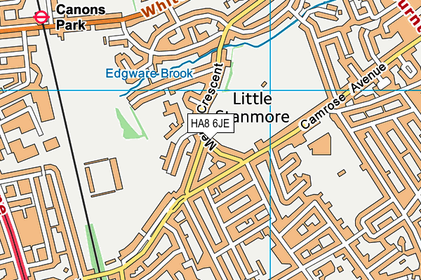 HA8 6JE map - OS VectorMap District (Ordnance Survey) HA8 6JE map - OS VectorMap District (Ordnance Survey)