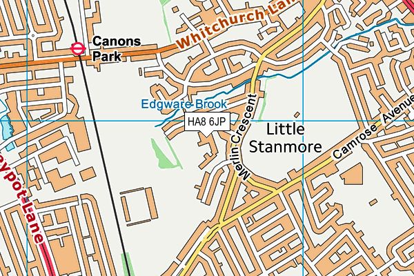 HA8 6JP map - OS VectorMap District (Ordnance Survey) HA8 6JP map - OS VectorMap District (Ordnance Survey)