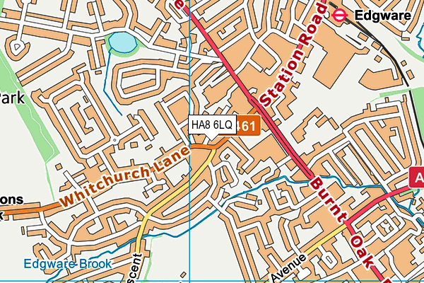 HA8 6LQ map - OS VectorMap District (Ordnance Survey) HA8 6LQ map - OS VectorMap District (Ordnance Survey)