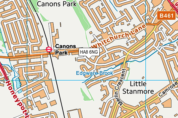 HA8 6NG map - OS VectorMap District (Ordnance Survey) HA8 6NG map - OS VectorMap District (Ordnance Survey)